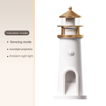 Load image into Gallery viewer, Smart Sensing Lighthouse LED Night Light with Moon Projection
