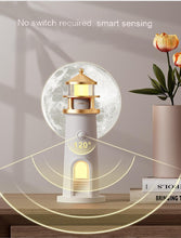 Load image into Gallery viewer, Smart Sensing Lighthouse LED Night Light with Moon Projection
