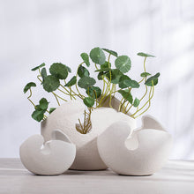 Load image into Gallery viewer, Creative Ceramic Eggshell Vase - Abstract Shaped Planter for Modern Decor
