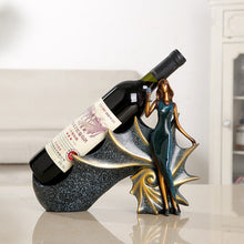 Load image into Gallery viewer, European Style Resin Beauty Wine Rack – Elegant Lady Figurine Wine Holder
