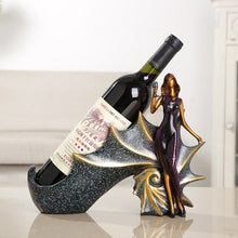 Load image into Gallery viewer, European Style Resin Beauty Wine Rack – Elegant Lady Figurine Wine Holder
