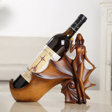 Load image into Gallery viewer, European Style Resin Beauty Wine Rack – Elegant Lady Figurine Wine Holder
