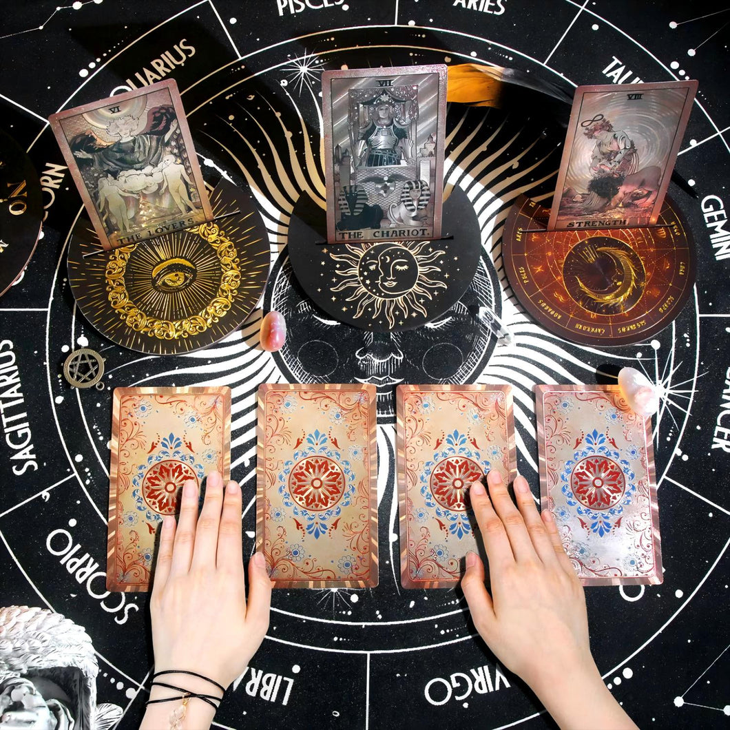 Vintage Tarot Deck - Universal Waite Tarot Cards | Waterproof & Wear-resistant Tarot Gift Set