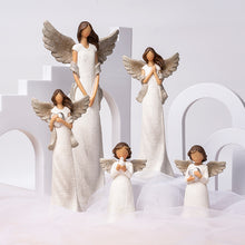 Load image into Gallery viewer, European Light Luxury Home Furnishings – Artistic Resin Angel Ornaments for Elegant Decor
