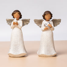 Load image into Gallery viewer, European Light Luxury Home Furnishings – Artistic Resin Angel Ornaments for Elegant Decor
