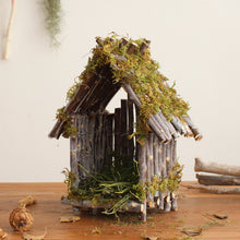 Load image into Gallery viewer, Fake Owl Bird Nest House | Handwoven Grass Garden Decoration for Outdoor &amp; Indoor
