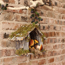 Load image into Gallery viewer, Fake Owl Bird Nest House | Handwoven Grass Garden Decoration for Outdoor &amp; Indoor
