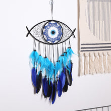 Load image into Gallery viewer, Evil Eye Dreamcatcher | Hanging Decor
