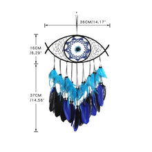 Load image into Gallery viewer, Evil Eye Dreamcatcher | Hanging Decor
